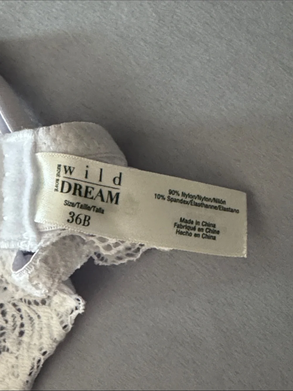 Rene Rofe | Wild Dream Lace Push-Up Bra - Bundle Size 36B NWOT - Picture 4 of 7